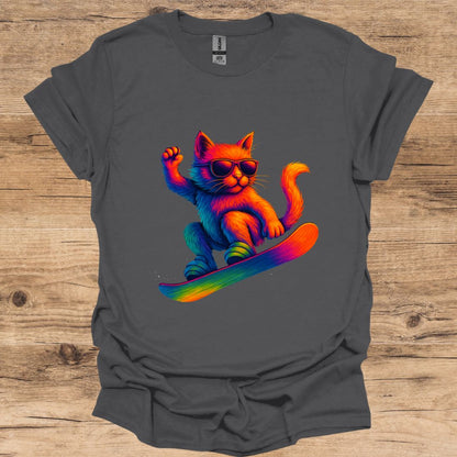 Boarding Cat T-Shirt