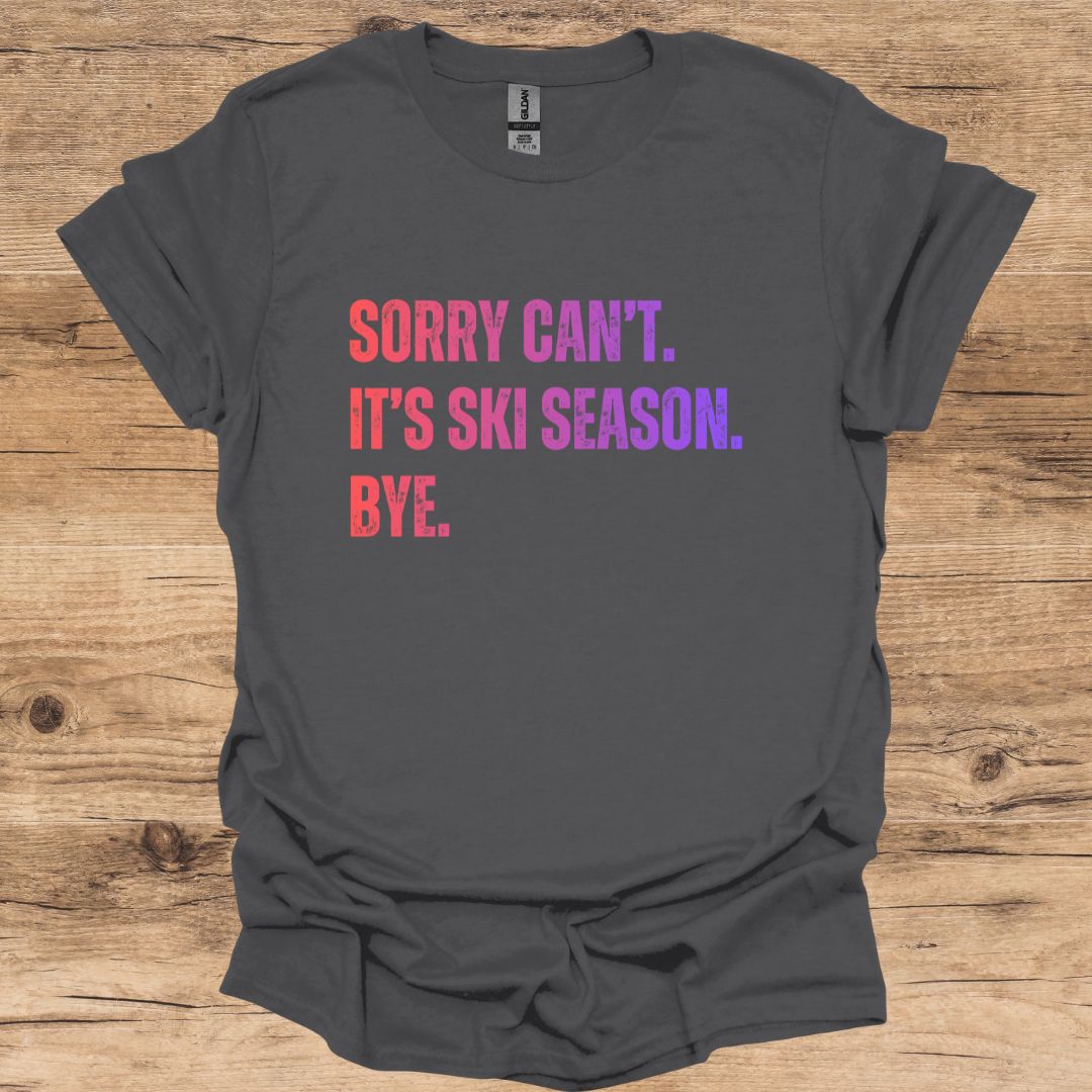 Ski Season Bye_Orange T-Shirt