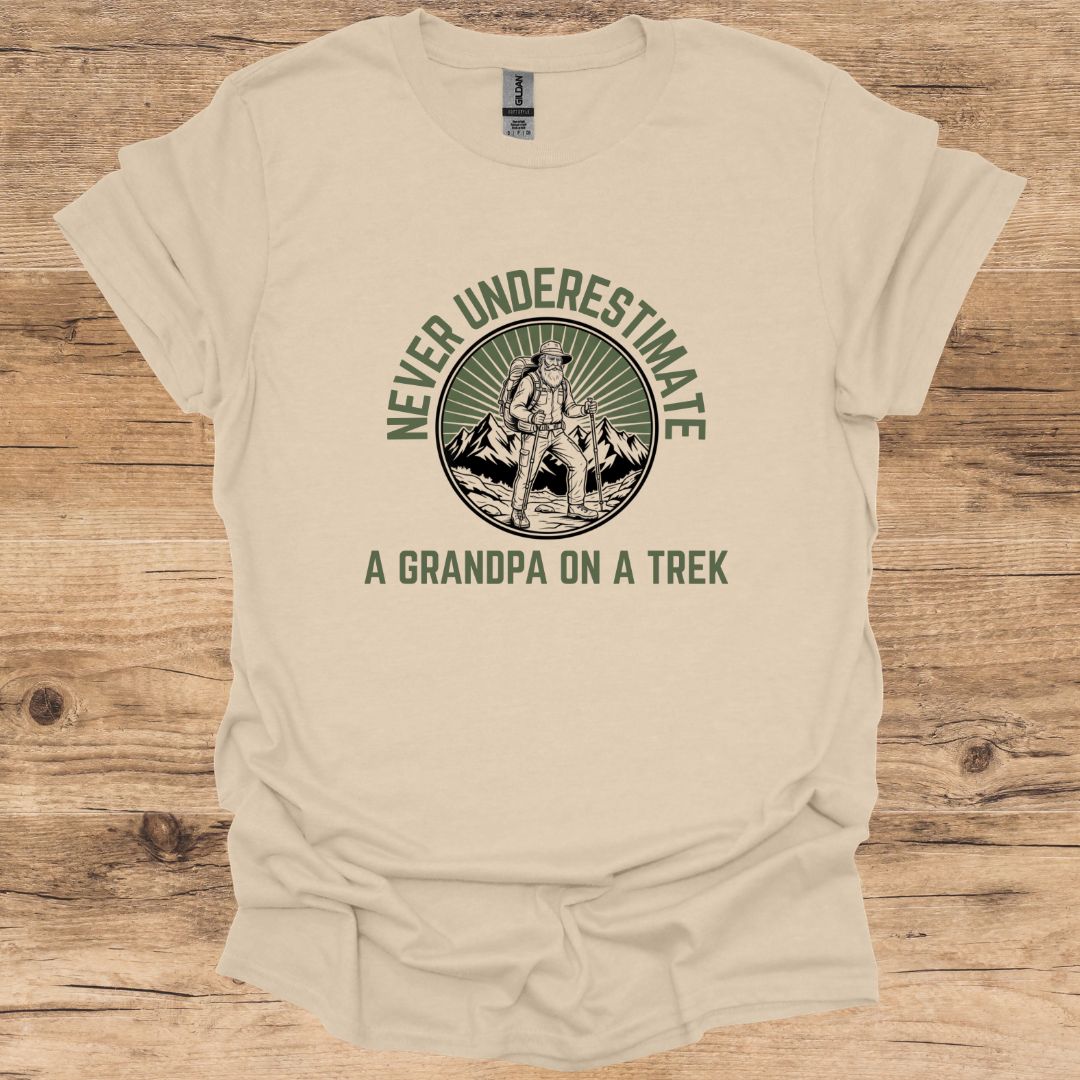 Never Underestimate Grandpa Trek T-Shirt