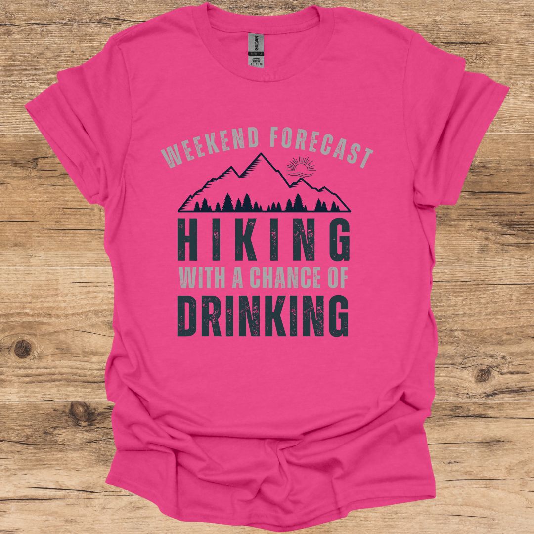 Weekend Forecast_Hiking T-Shirt
