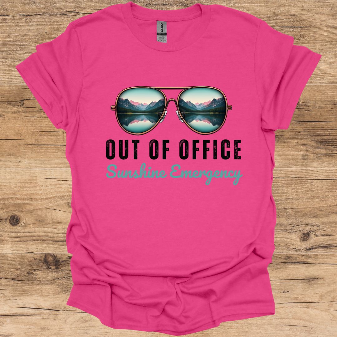 Out Of Office_Sunshine Emergency T-Shirt