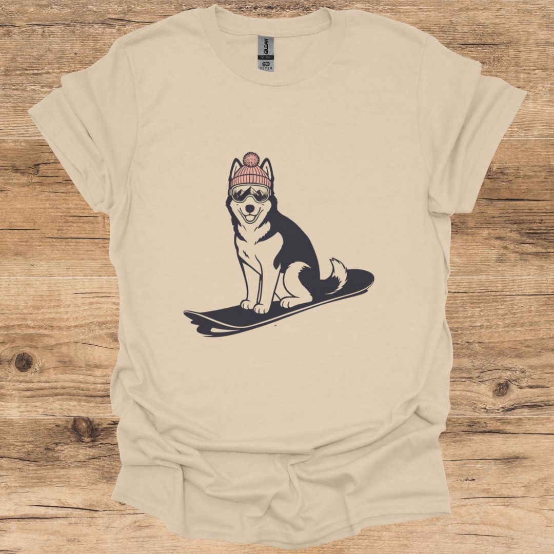 Husky Snowboard T-Shirt