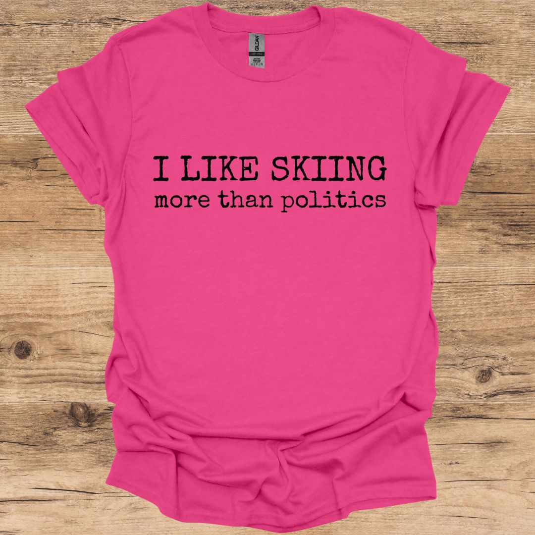 Skiing & Politics T-Shirt