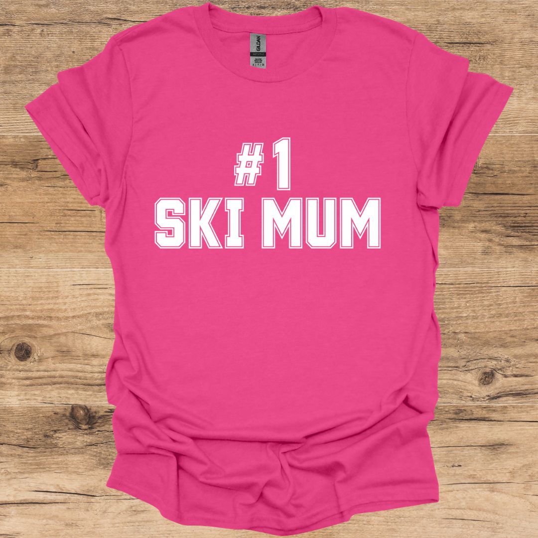 #1 SKI MUM T-Shirt