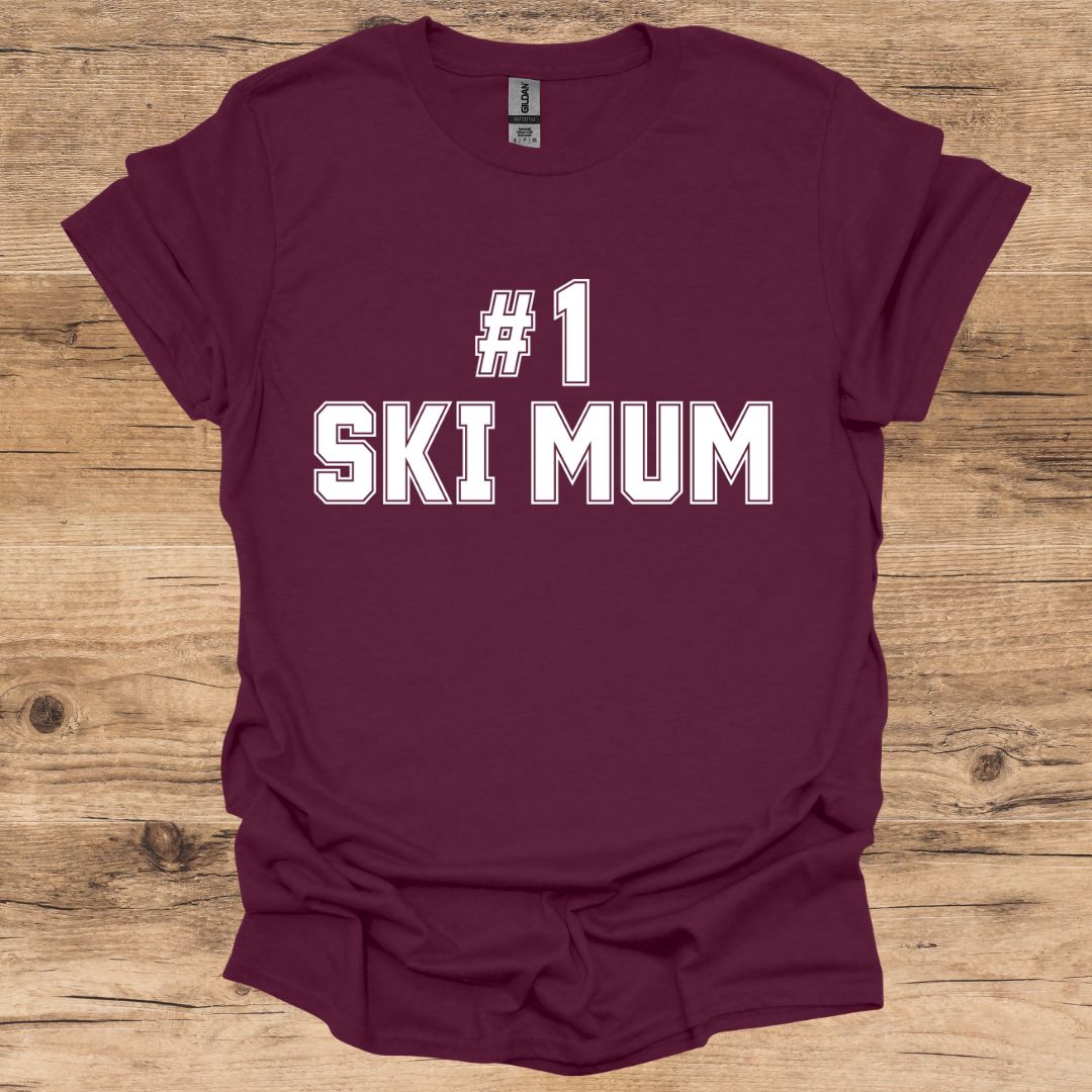 #1 SKI MUM T-Shirt
