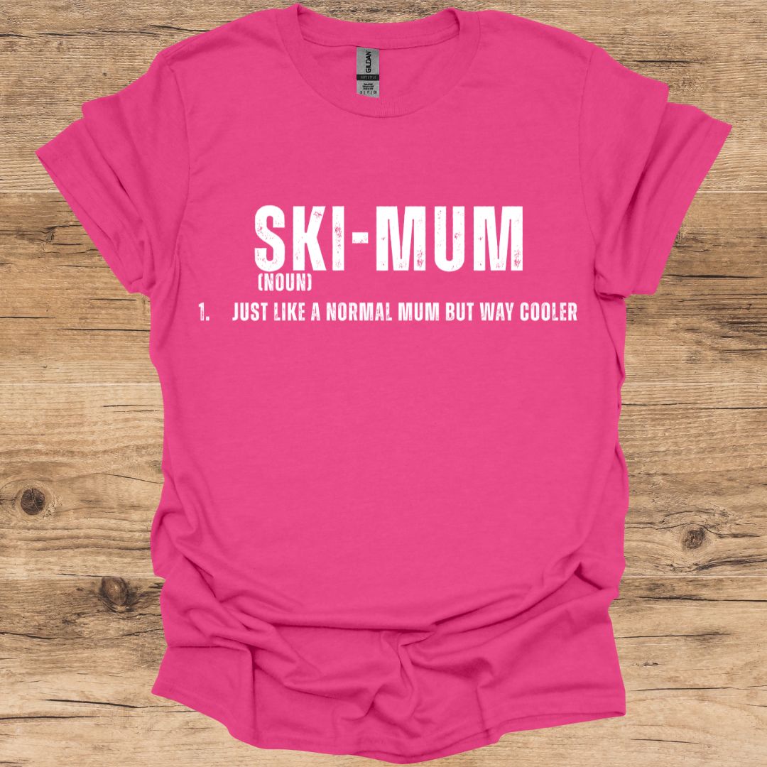 Ski Mum Noun T-Shirt