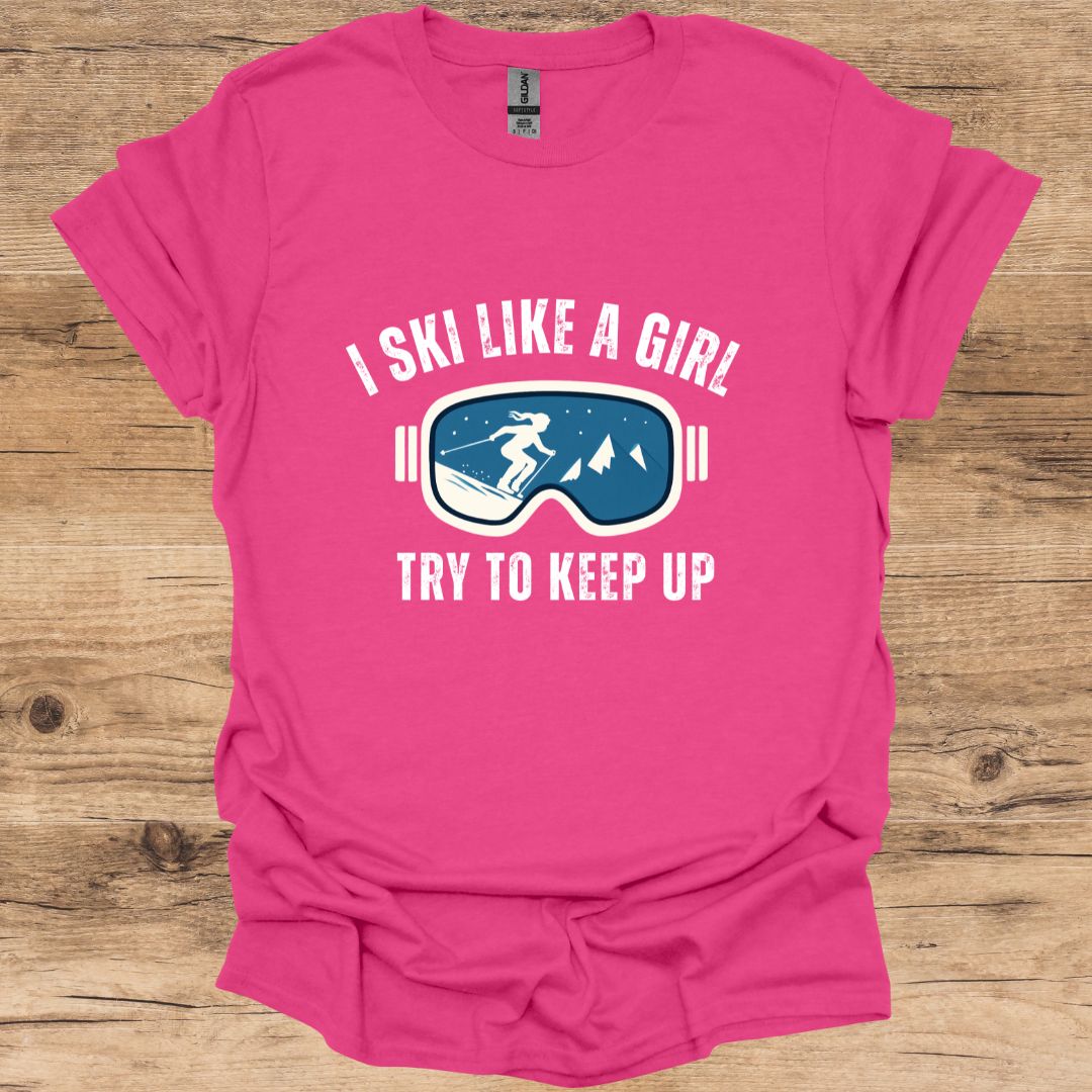 Ski Like A Girl T-Shirt