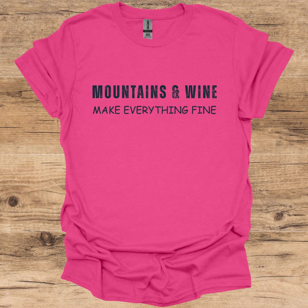 Mountains & Wine T-Shirt