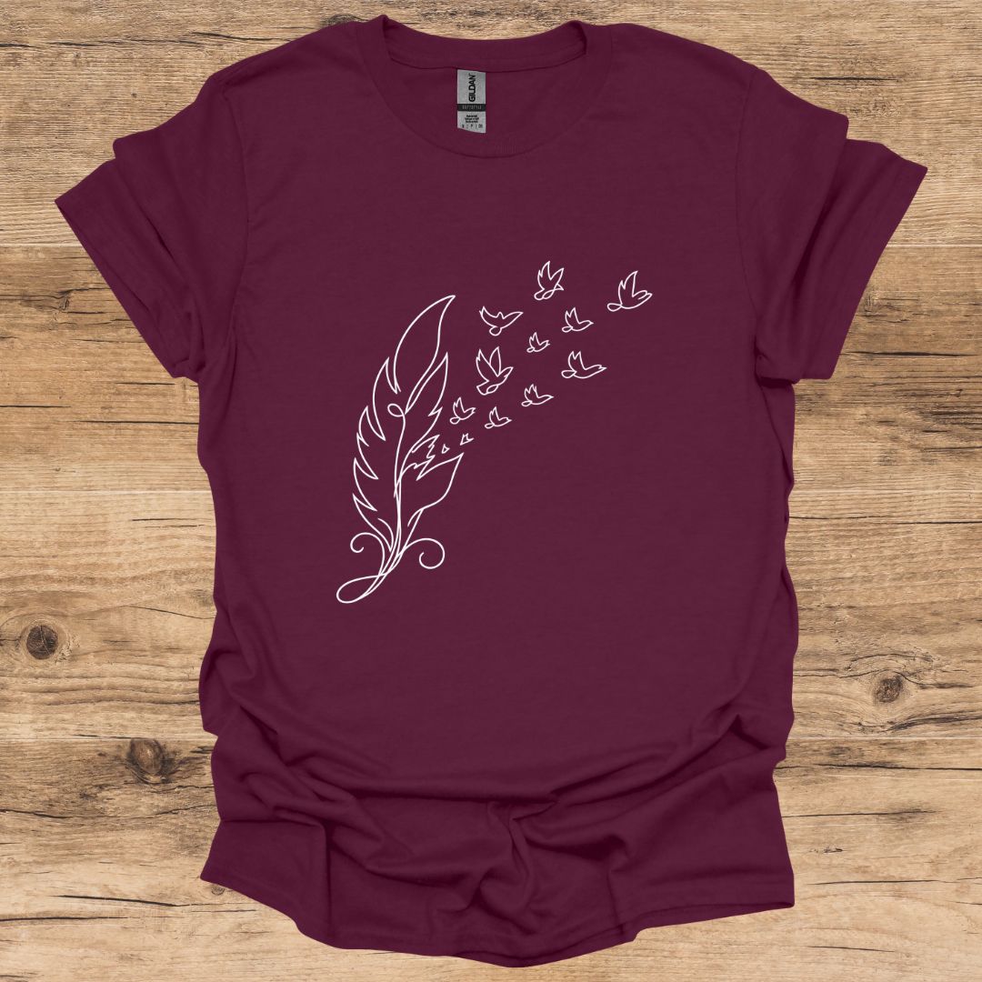 Birds & Feather T-Shirt