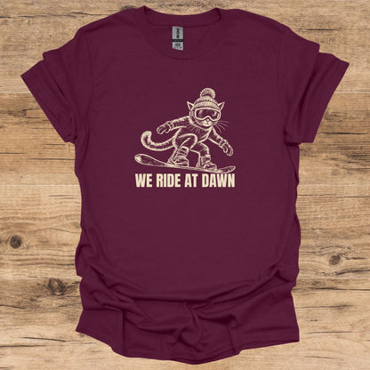 Cat Ride At Dawn T-Shirt