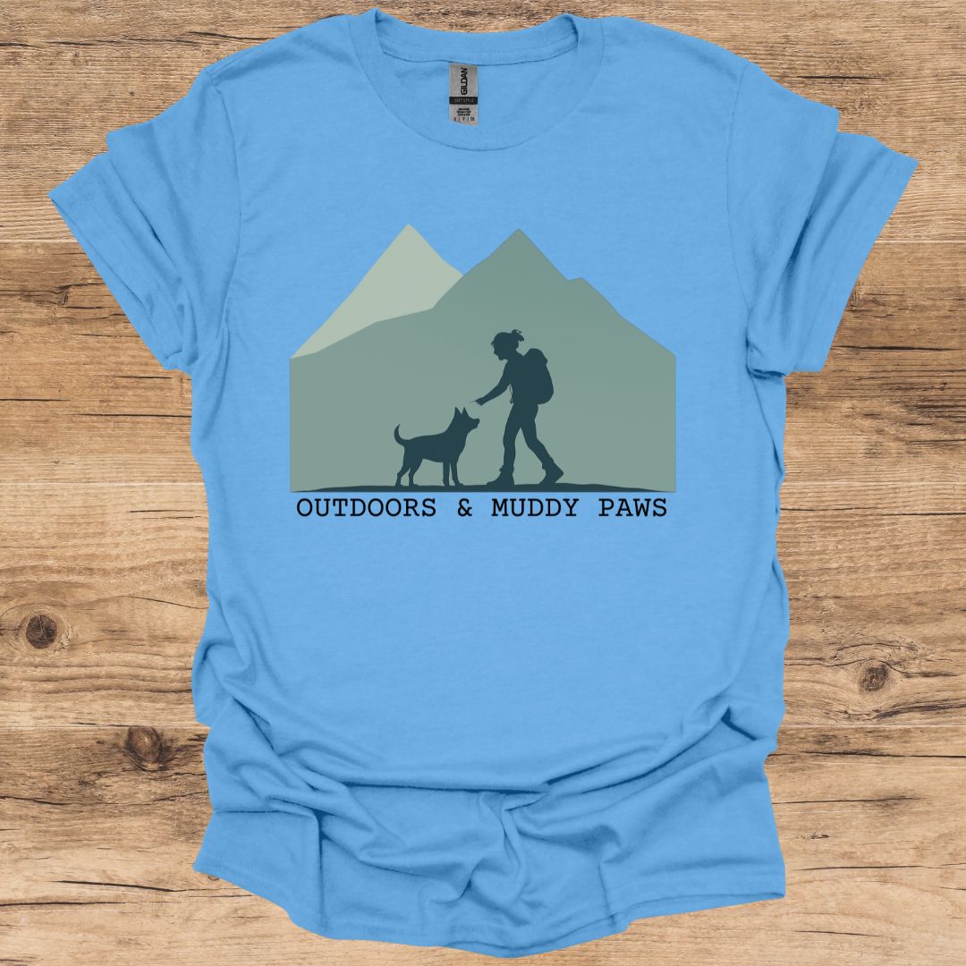 Outdoors & Muddy Paws T-Shirt
