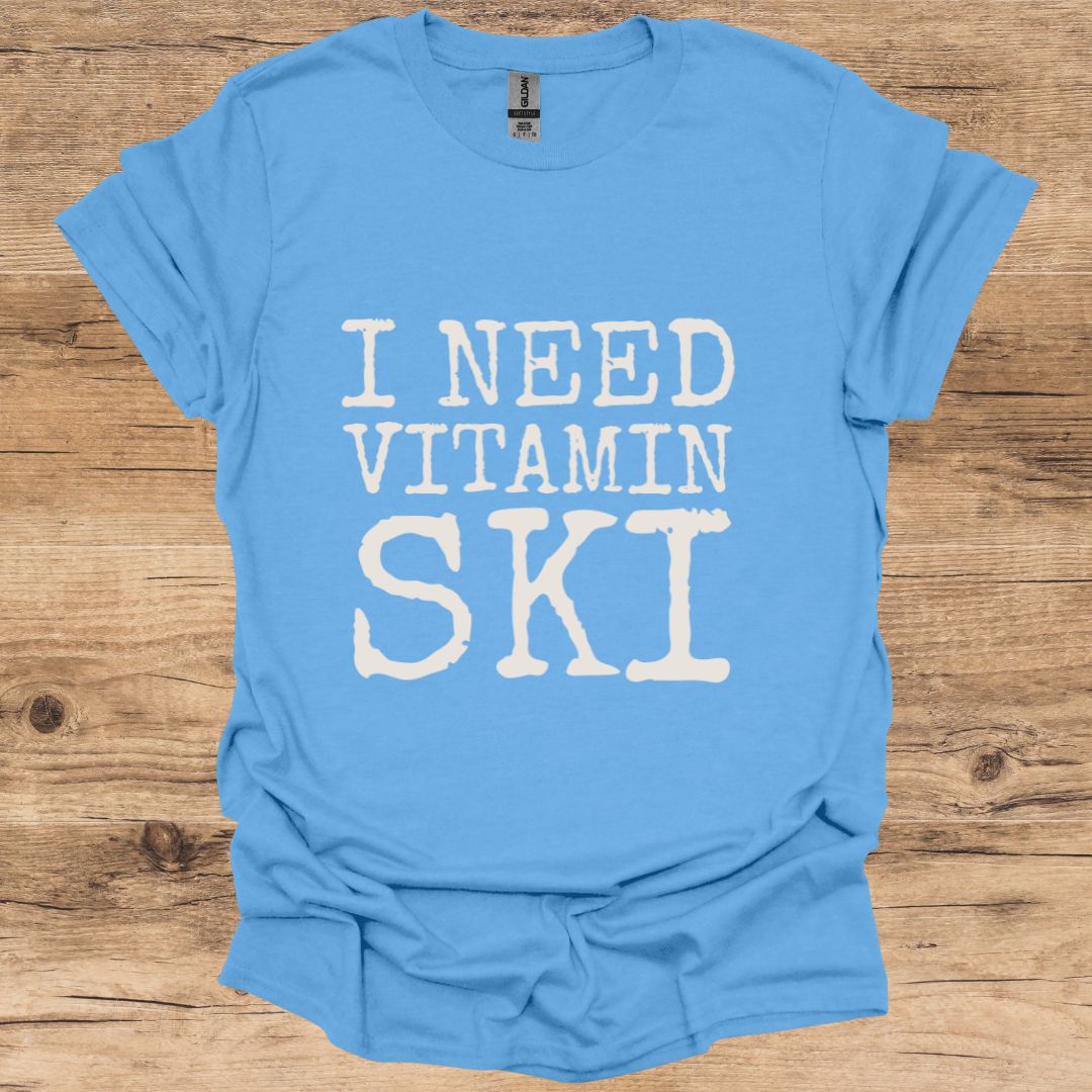 I Need Vitamin Ski T-Shirt