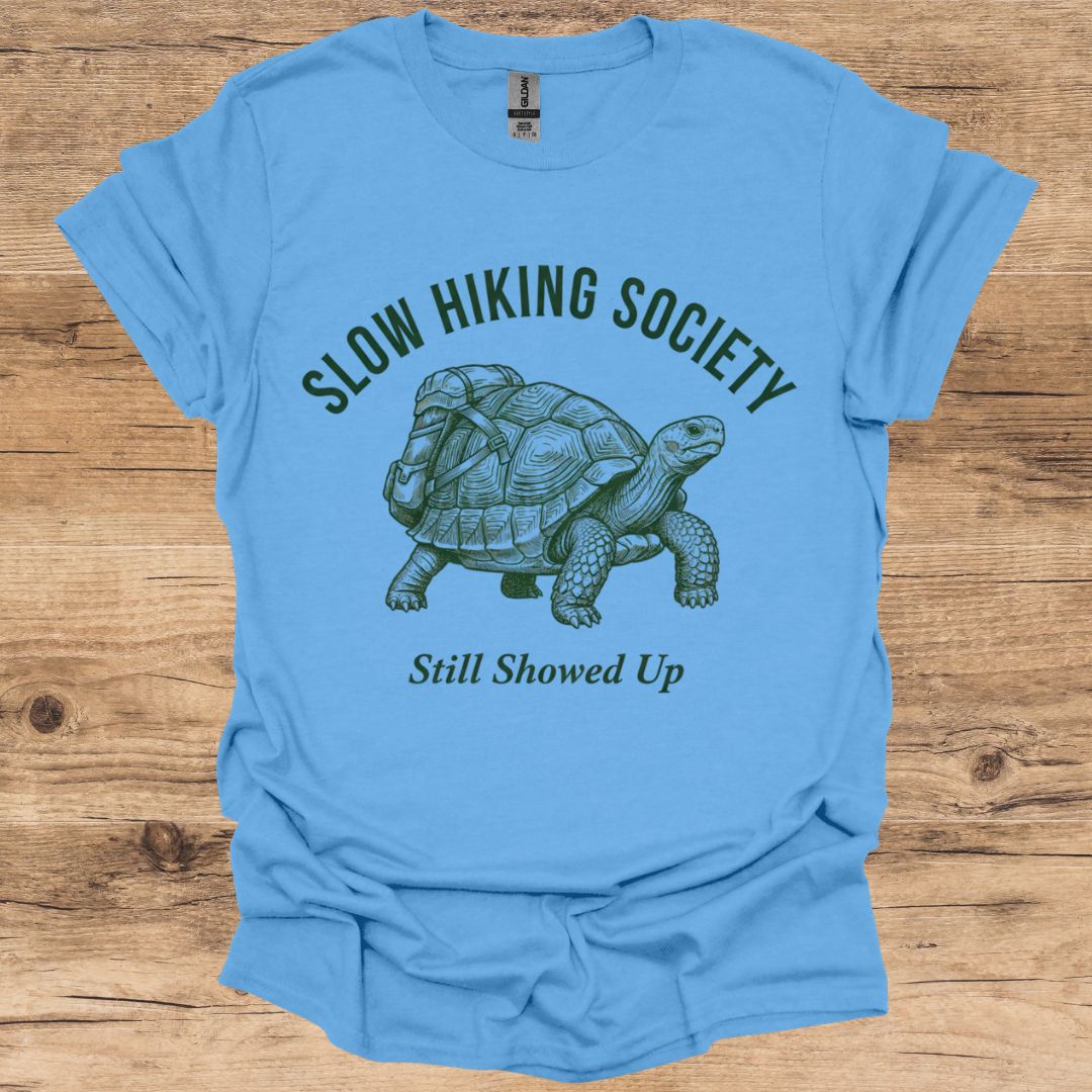 Slow Hiking Tortoise T-Shirt
