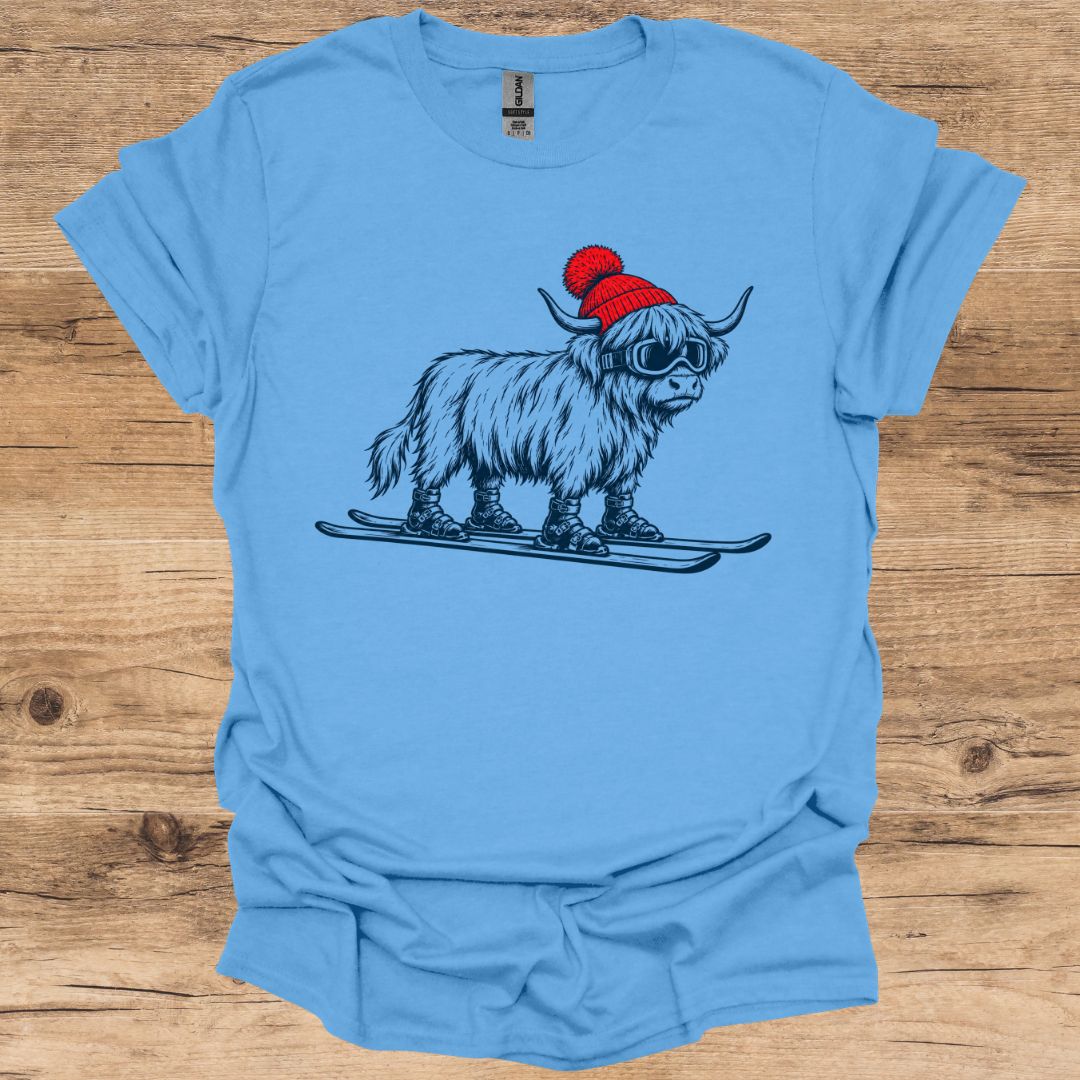 Cow Ski BeanieT-Shirt