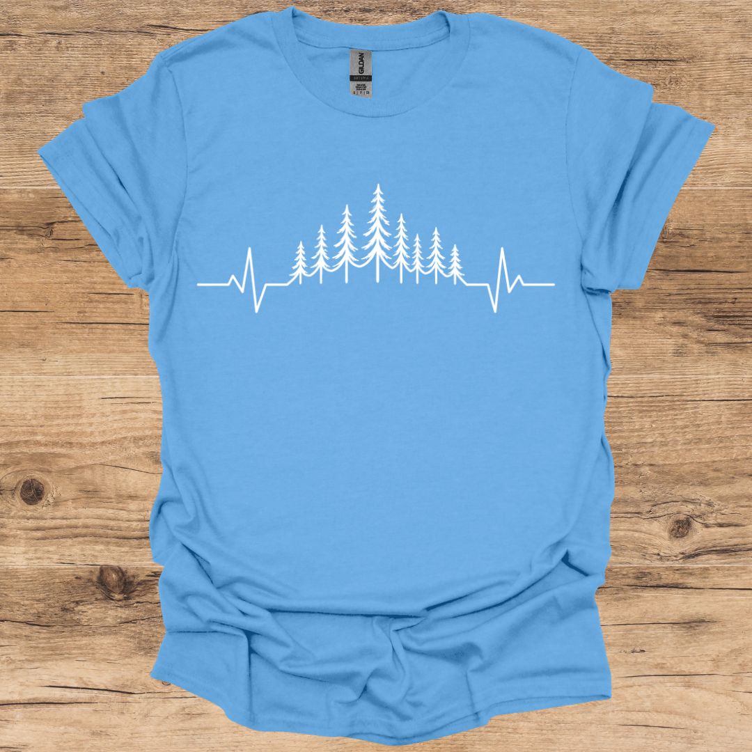 Pine Tree Heartbeat T-Shirt