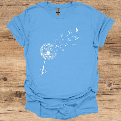 Birds Flight Dandelion T-Shirt