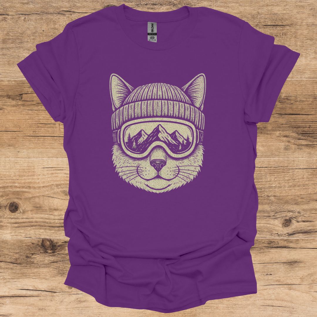 Cat Mountain Goggles T-Shirt