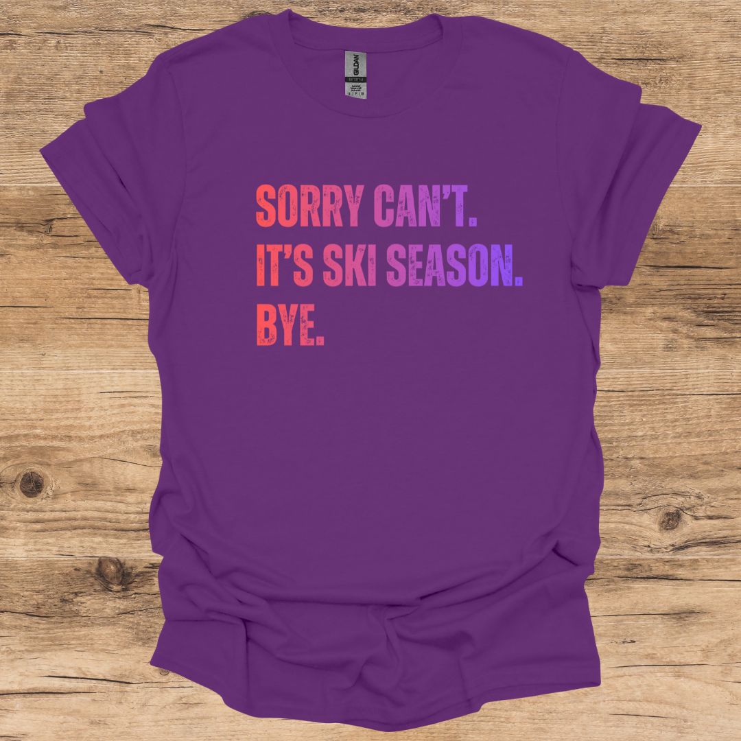 Ski Season Bye_Orange T-Shirt