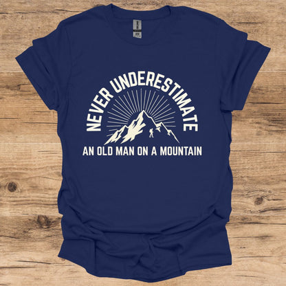 Never Underestimate Man Mountain T-Shirt