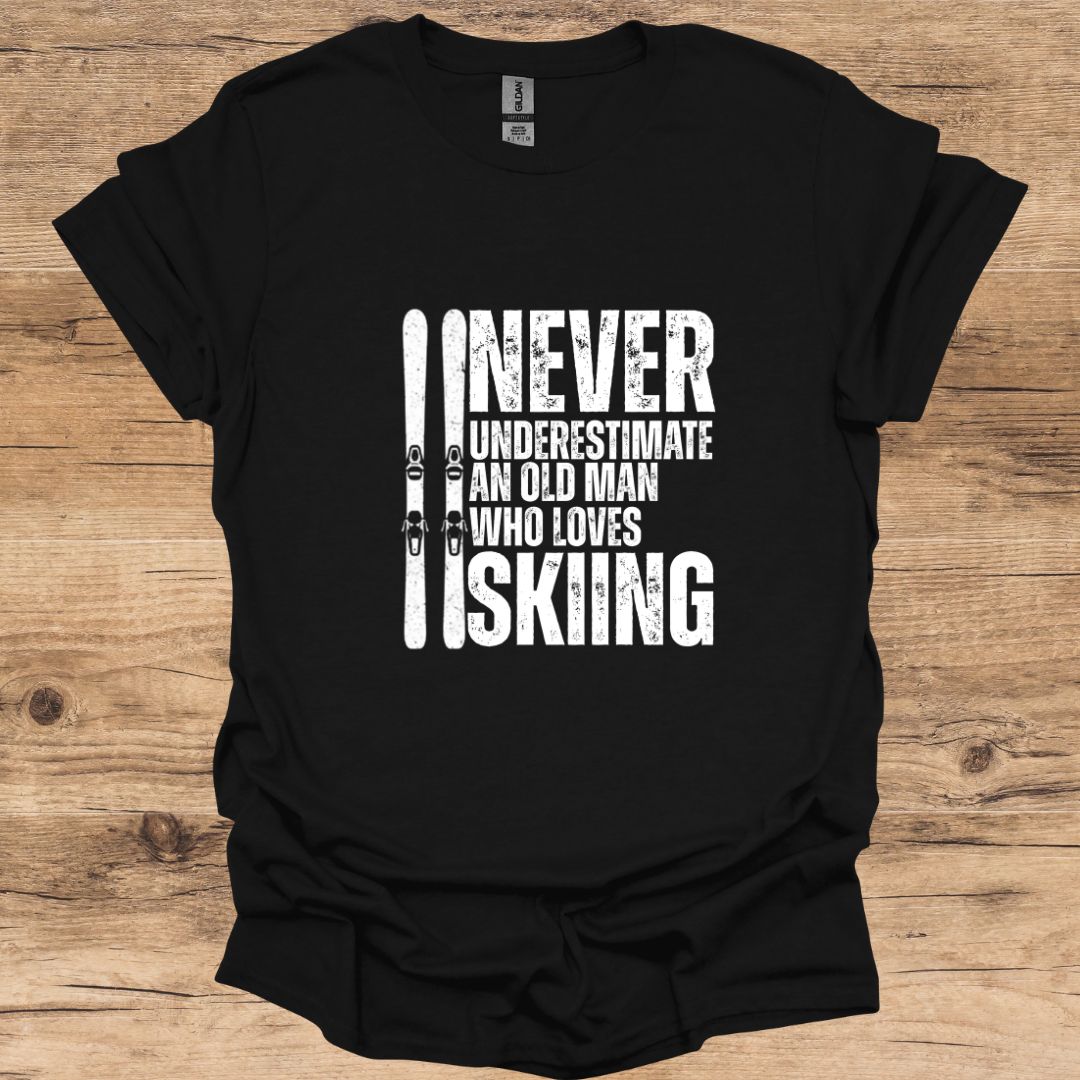Old Man Loves Skiing T-Shirt