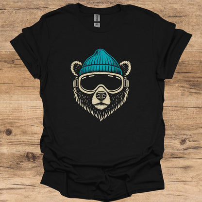 Teal Beanie Bear T-Shirt