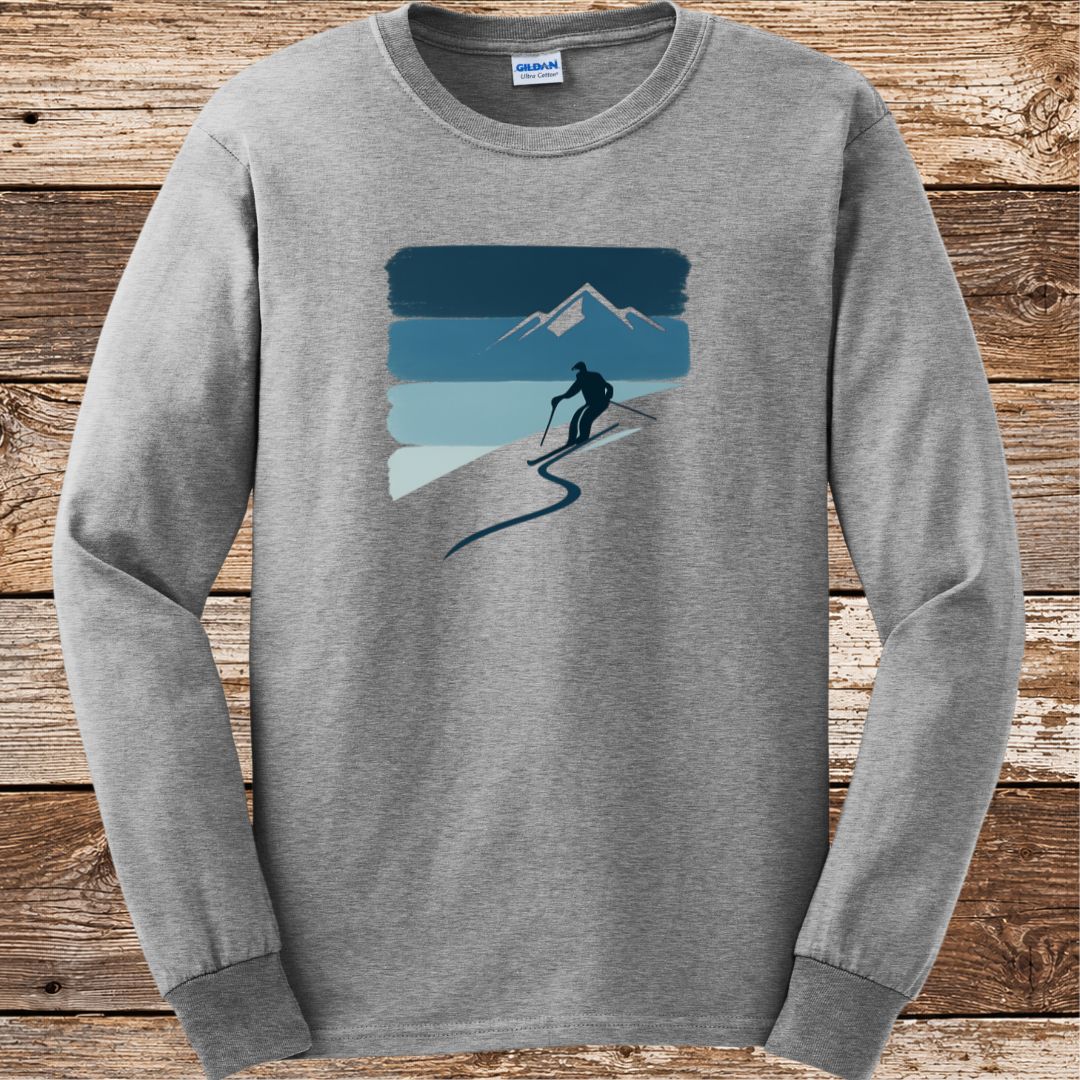 Ski Brushstroke Long Sleeve