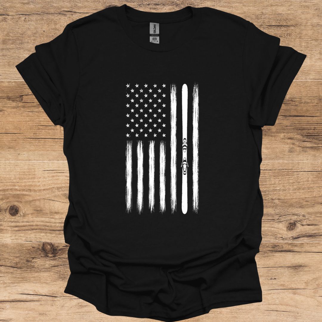 Vintage Ski Flag T-Shirt
