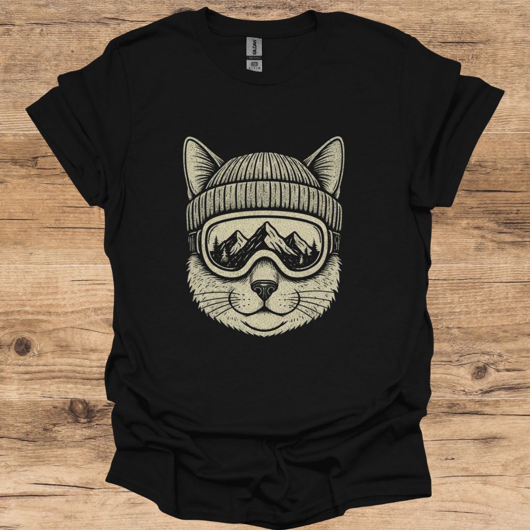 Cat Mountain Goggles T-Shirt