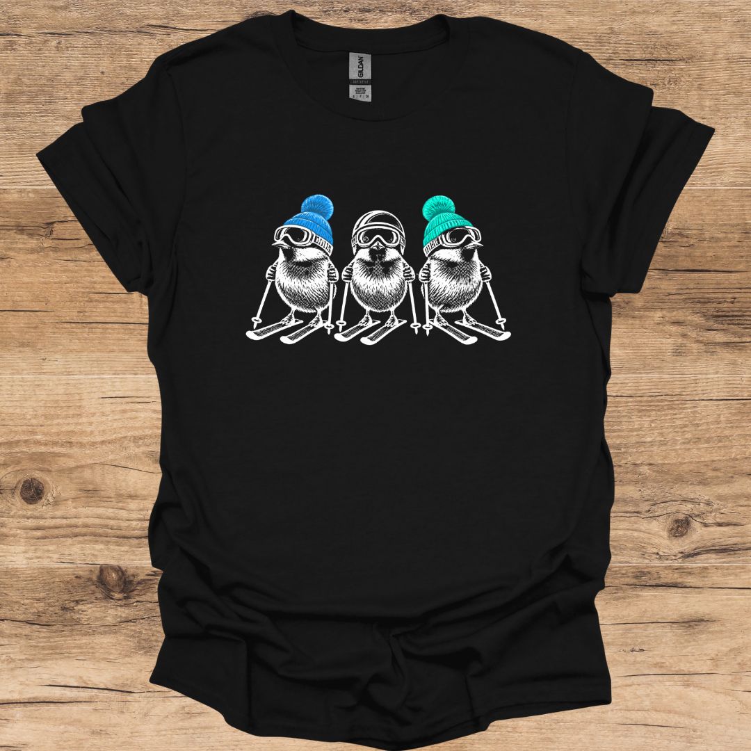Triple Ski Bird T-Shirt