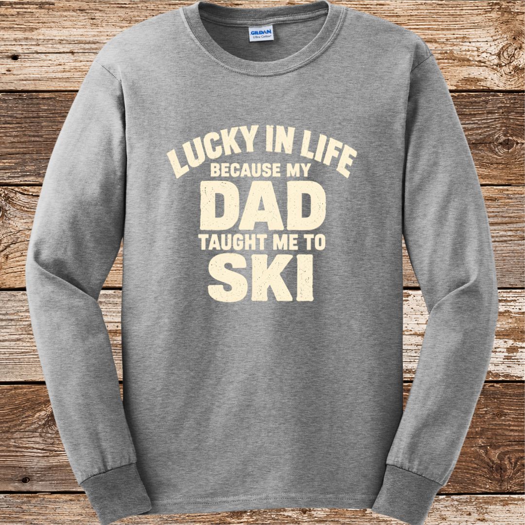Lucky In Life Dad Long Sleeve