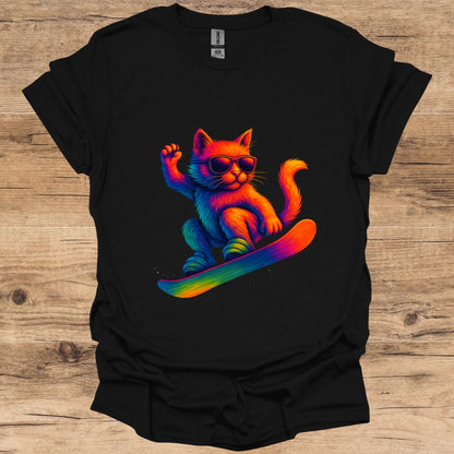 Boarding Cat T-Shirt