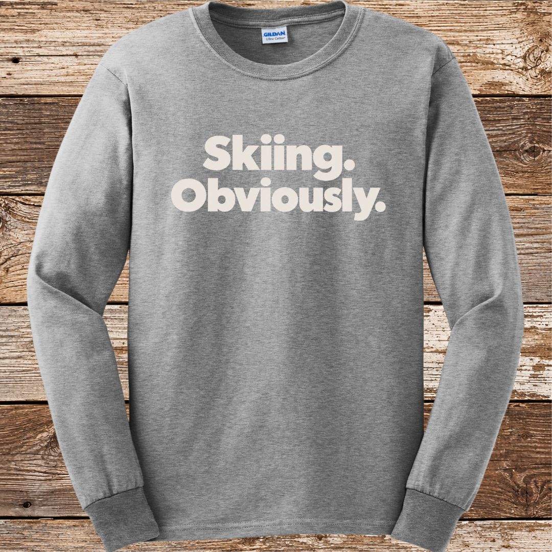 Skiing Obviously Long Sleeve