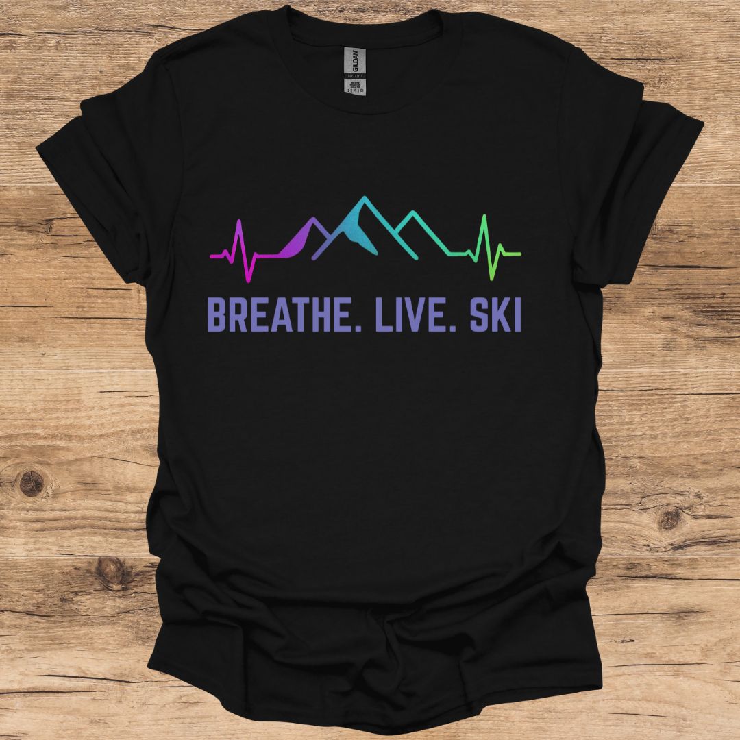 Breathe.Live.Ski T-Shirt