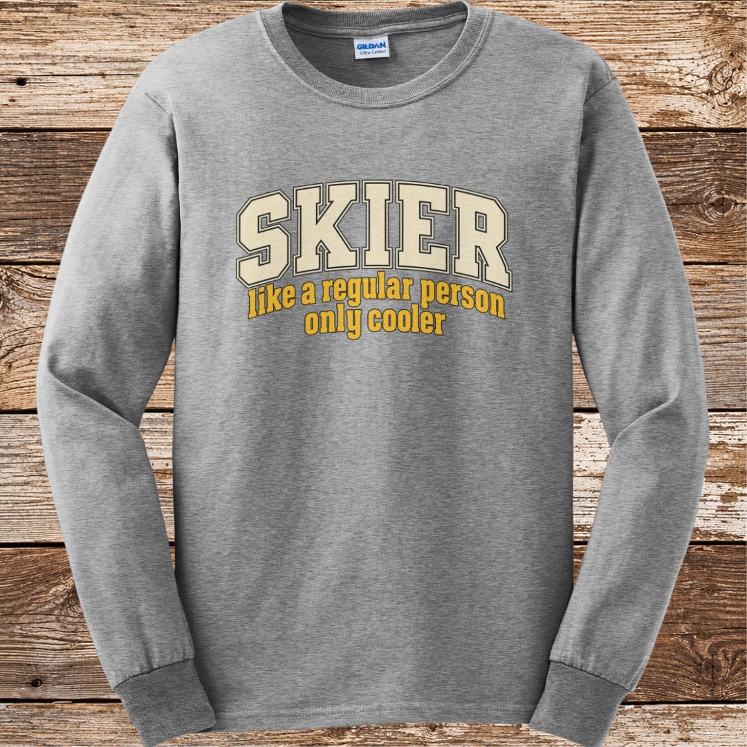 Skier Only Cooler Long Sleeve