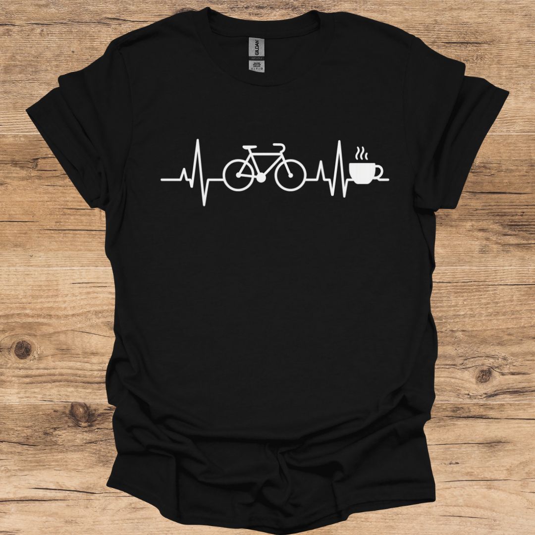 Heartbeat Cycling & Coffee T-Shirt