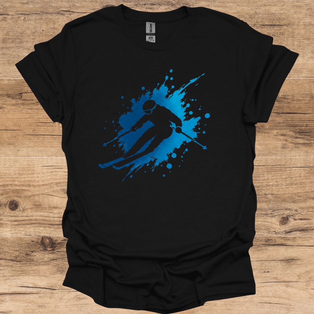 Alpine Blue Ski Spray T-Shirt