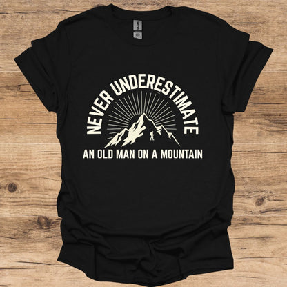 Never Underestimate Man Mountain T-Shirt