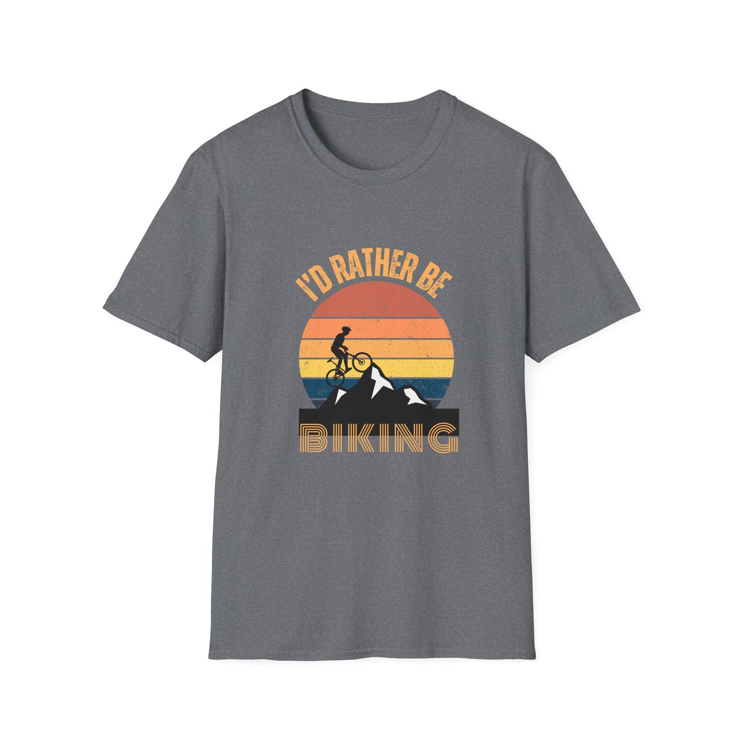 I'd Rather be Biking_Vintage T-Shirt