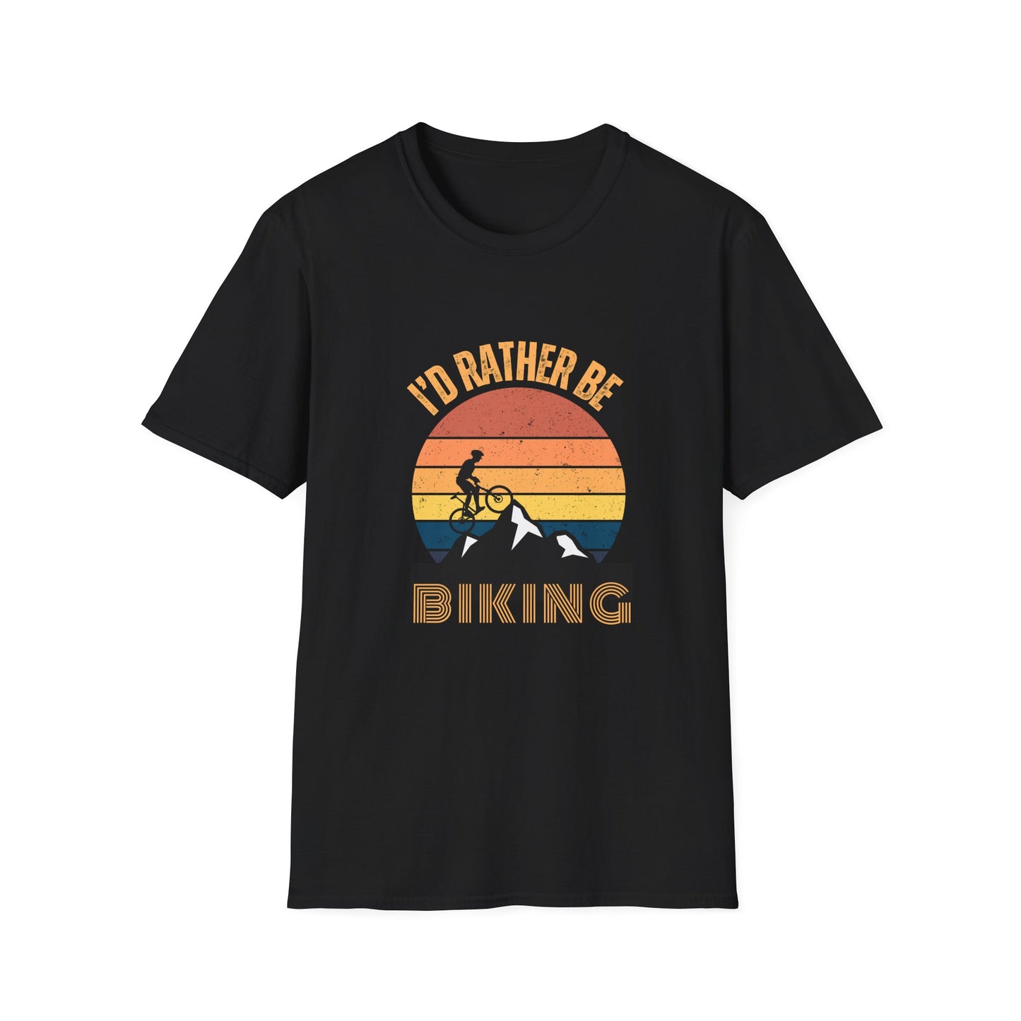 I'd Rather be Biking_Vintage T-Shirt