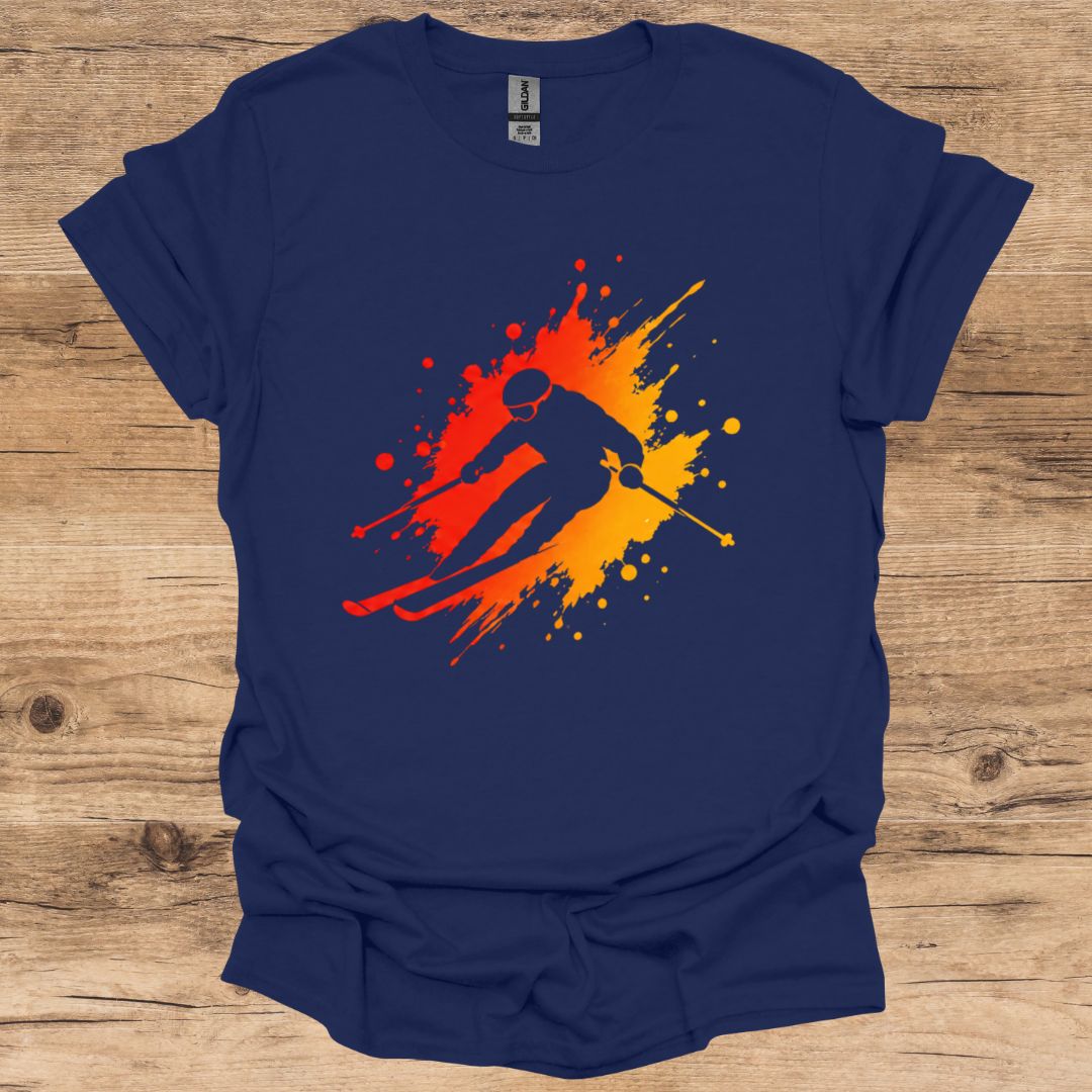 Sunset Ski Spray T-Shirt