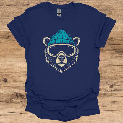 Teal Beanie Bear T-Shirt
