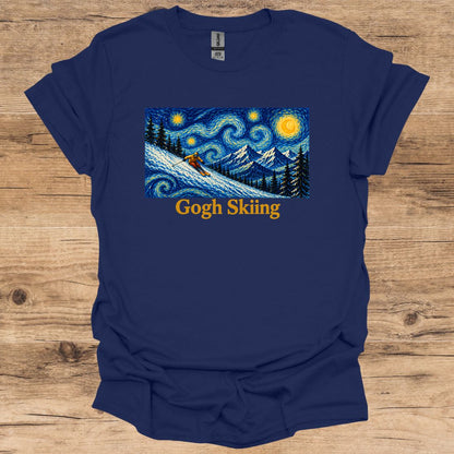 Gogh Skiing Ski T-Shirt