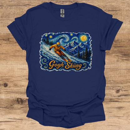 Gogh Skiing T-Shirt