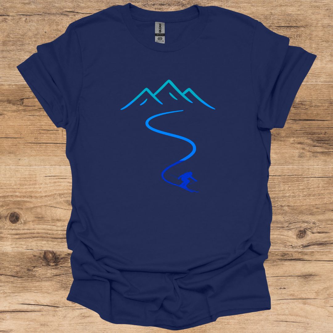 Ski Path_Neon T-Shirt