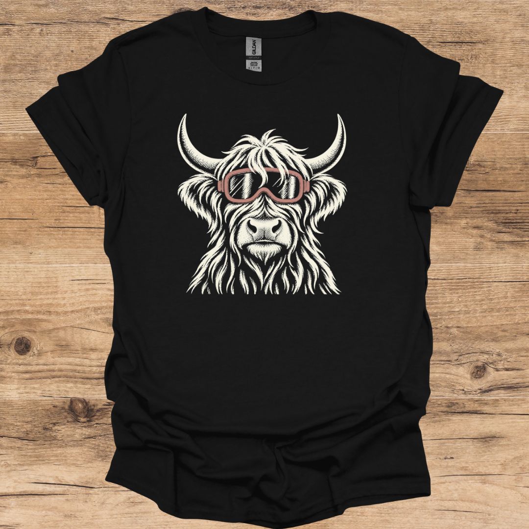 Cow Ski Goggles T-Shirt