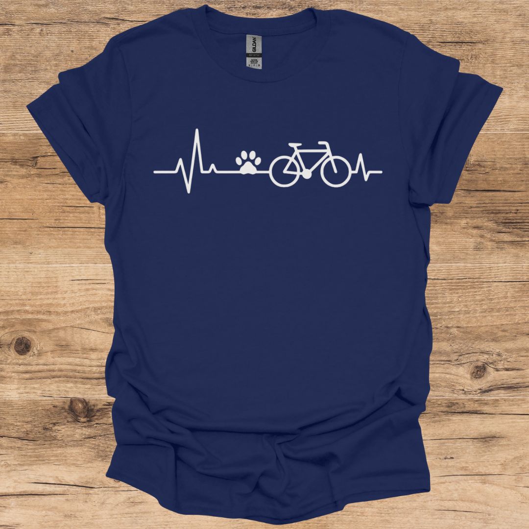 Copy of Heartbeat Cycling & Dog T-Shirt