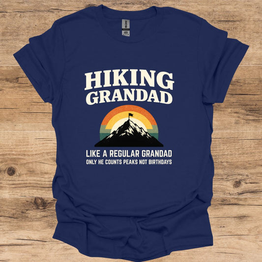 Hiking Grandad Birthdays T-Shirt