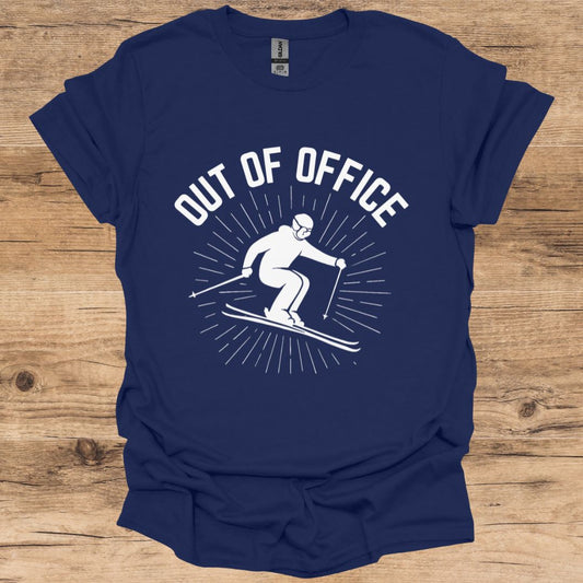Out Of Office_Ski T-Shirt