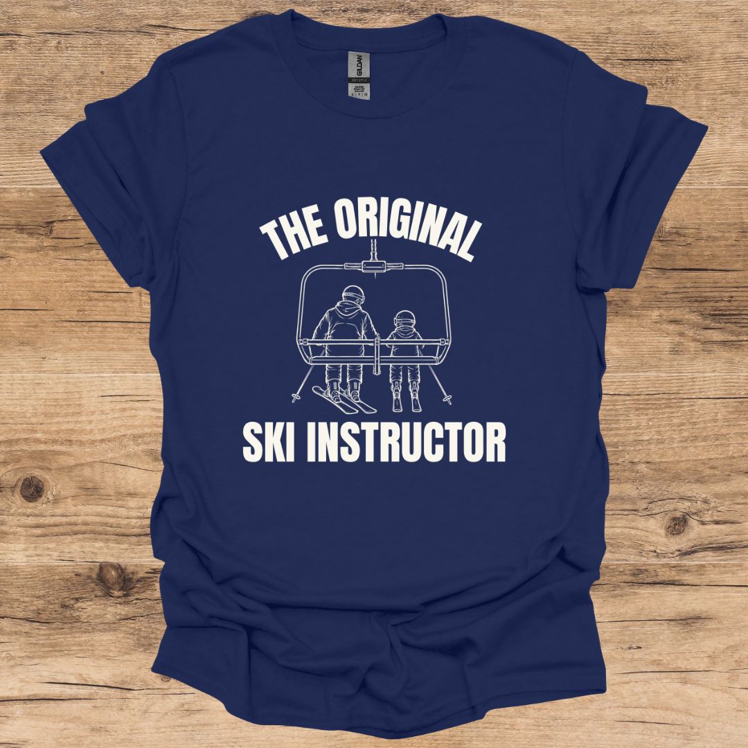 Original Ski Instructor Chairlift T-Shirt