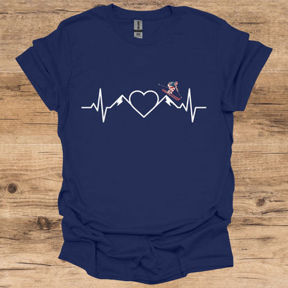 Heartbeat Ski USA T-Shirt